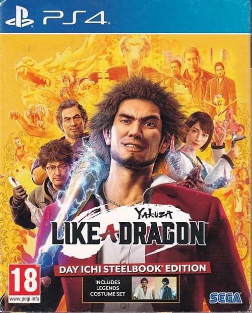 Yakuza Like A Dragon - Day Ichi Steelbook Edition - PS4 (A Grade) (Used) (Eng)